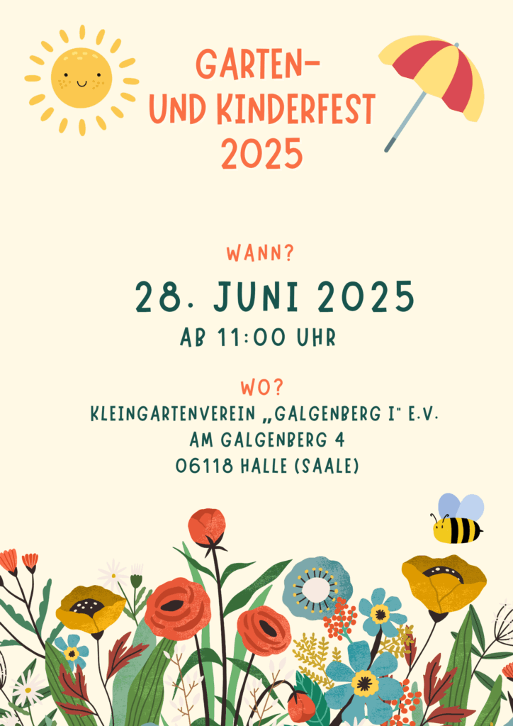 Flyer Gartenfest